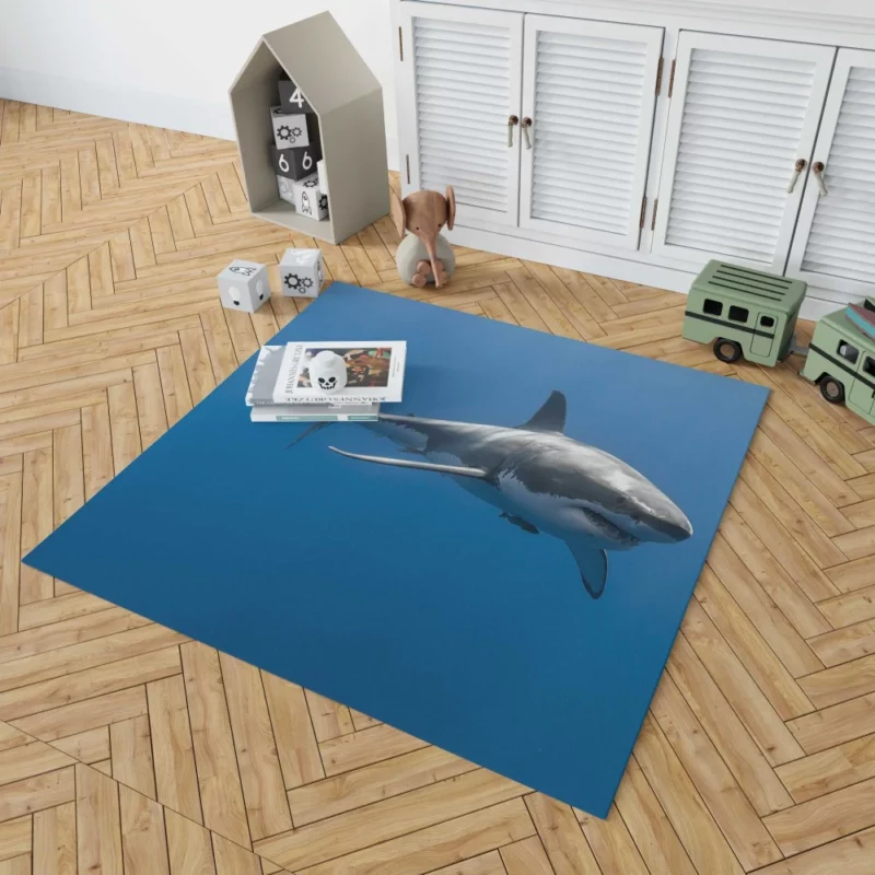 Shark Dominance Oceanic Majesty Rug 1