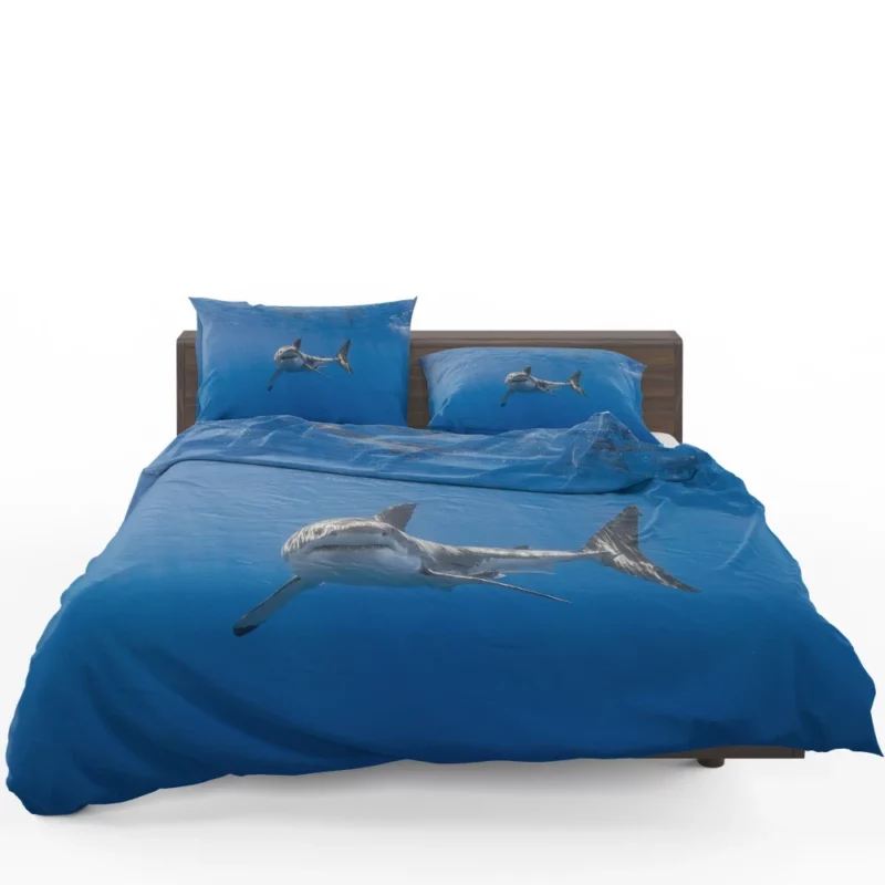 Shark Underwater Pursuit Ocean Drama Bedding Set