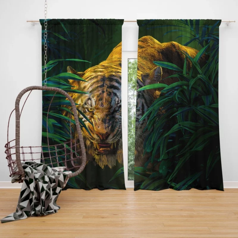 Shere Khan Tiger from "The Jungle Book" Curtain