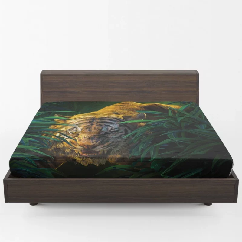 Shere Khan Tiger from "The Jungle Book" Fitted Sheet