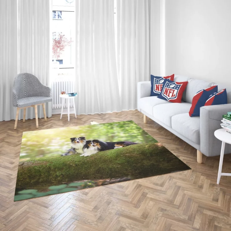 Shetland Sheepdog Playful Innocence Rug 2