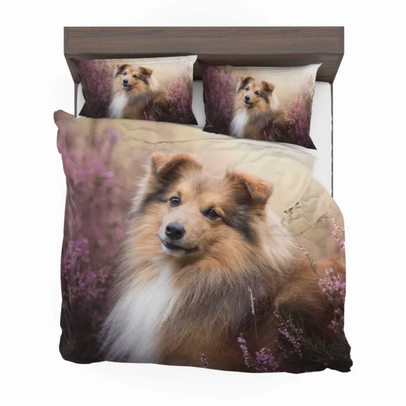 Shetland Sheepdog in Fall Embrace Bedding Set 1