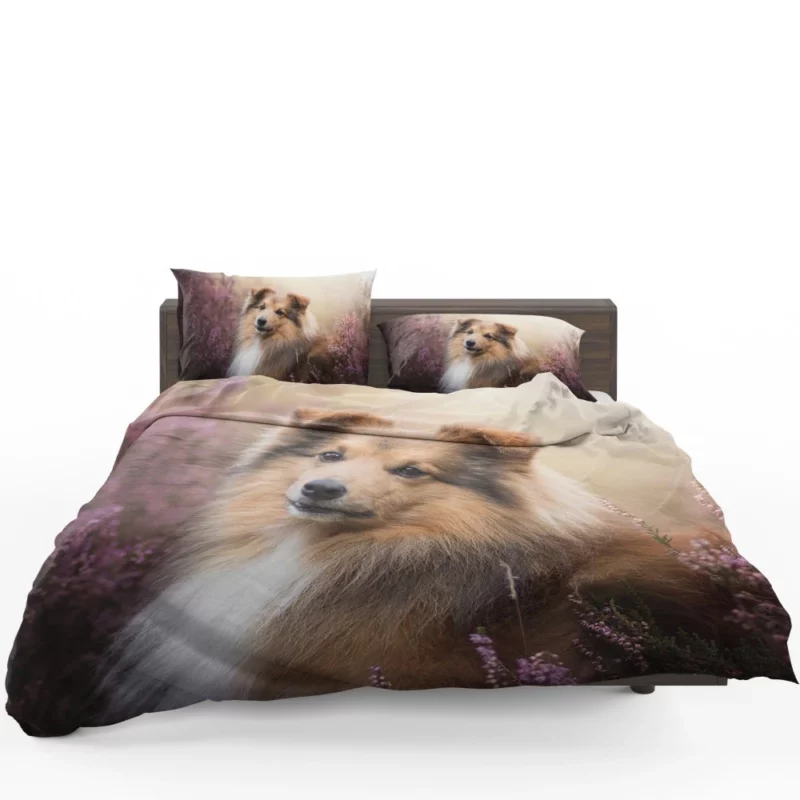 Shetland Sheepdog in Fall Embrace Bedding Set