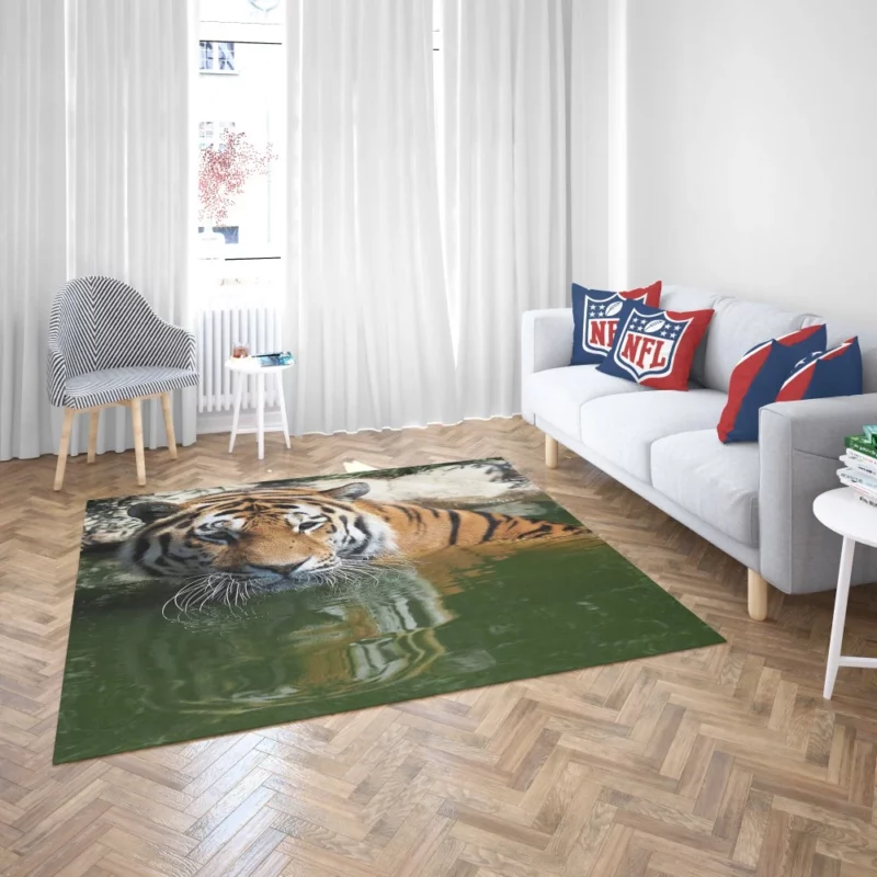 Siberian Tiger Winter Refreshment Rug 2