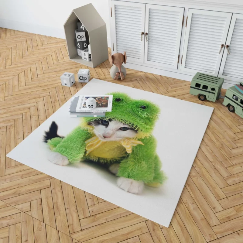 Sleeping Kitten Dreamy Innocence Rug 1