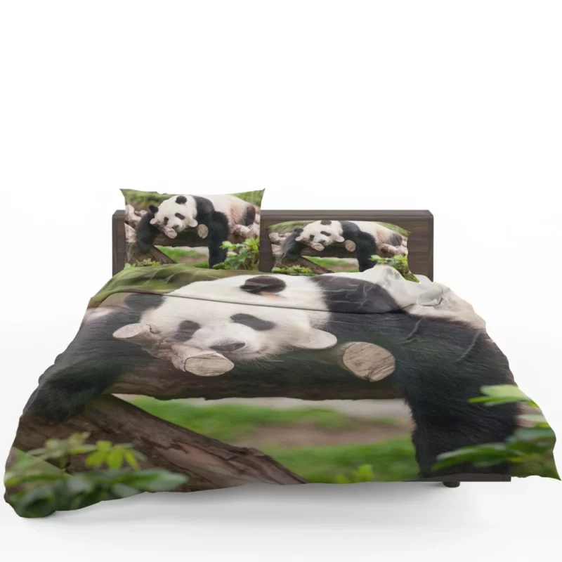 Sleeping Panda Cute Repose Bedding Set