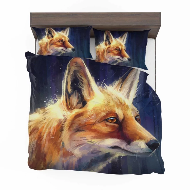 Sly Fox Intriguing Stare Wilderness Charm Bedding Set 1