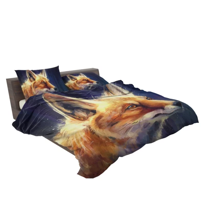 Sly Fox Intriguing Stare Wilderness Charm Bedding Set 2