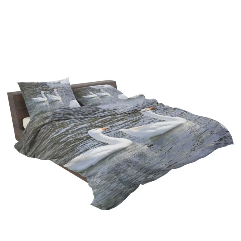 Snow Geese Icy Migration Aerial Wonder Bedding Set 2