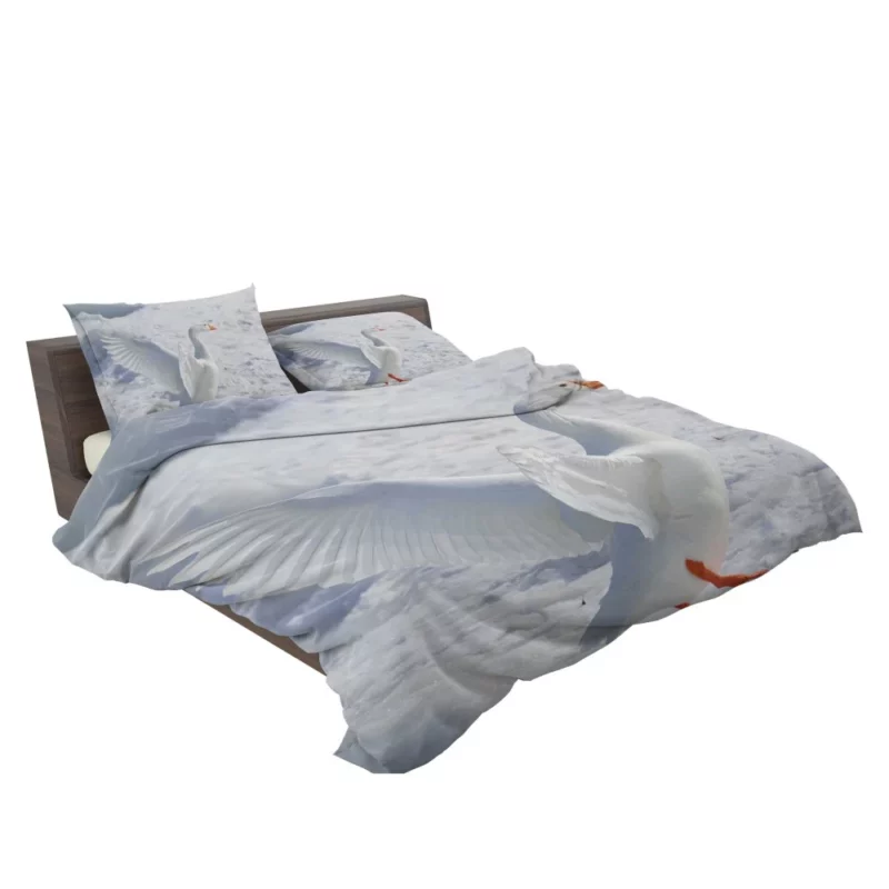 Snow Goose Frosty Essence Icy Avian Bedding Set 2