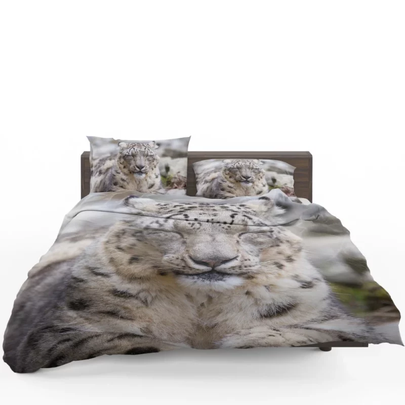 Snow Leopard Pristine Majesty Himalayan Bedding Set