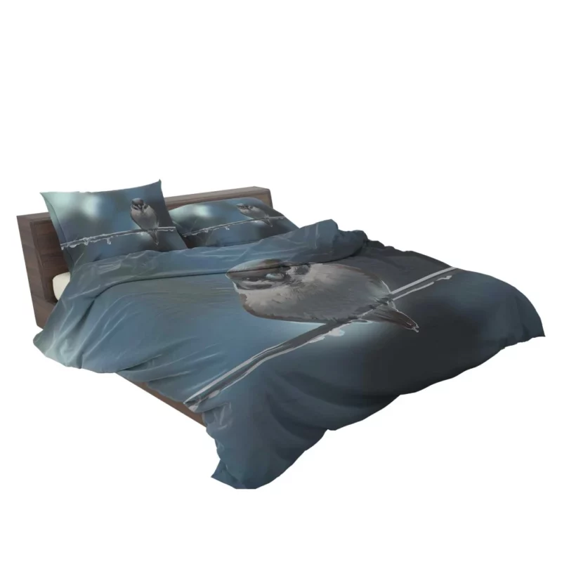 Sparrow Flitting Charm Feathered Visitor Bedding Set 2