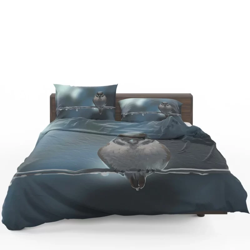 Sparrow Flitting Charm Feathered Visitor Bedding Set