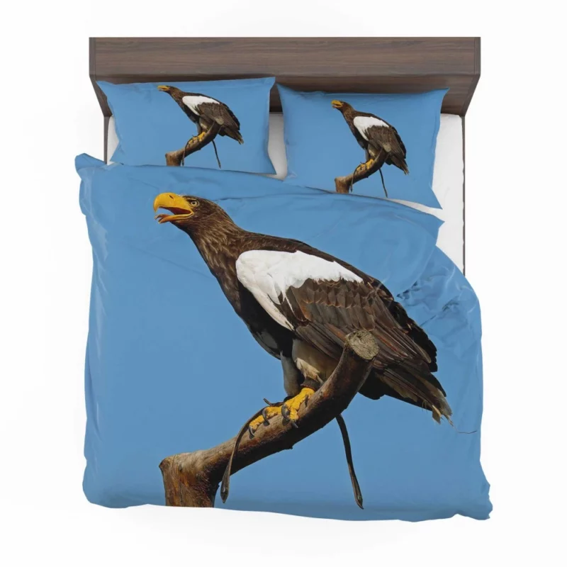 Steller Sea Eagle Arctic Perch Majestic Bird Bedding Set 1