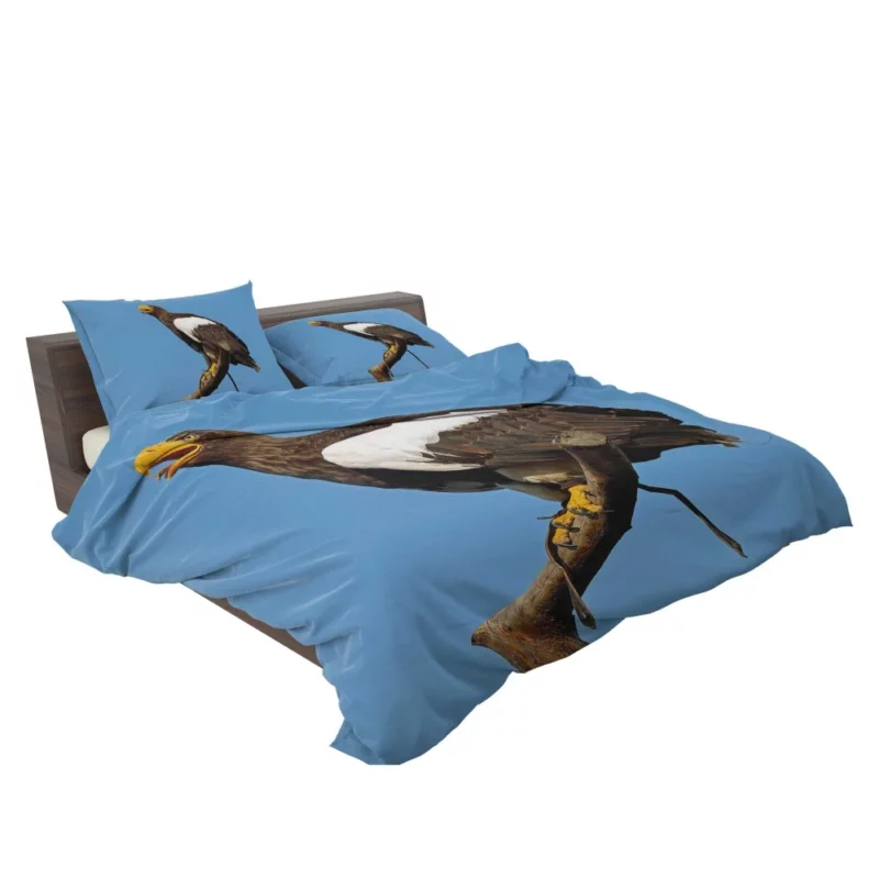 Steller Sea Eagle Arctic Perch Majestic Bird Bedding Set 2