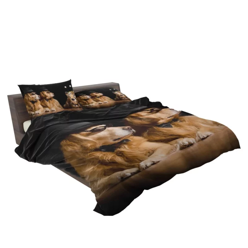 Stylish Retriever Humor Bedding Set 2