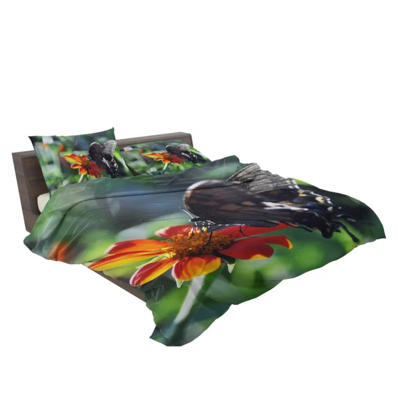 Summer Sip Butterfly and Flower Bedding Set 2