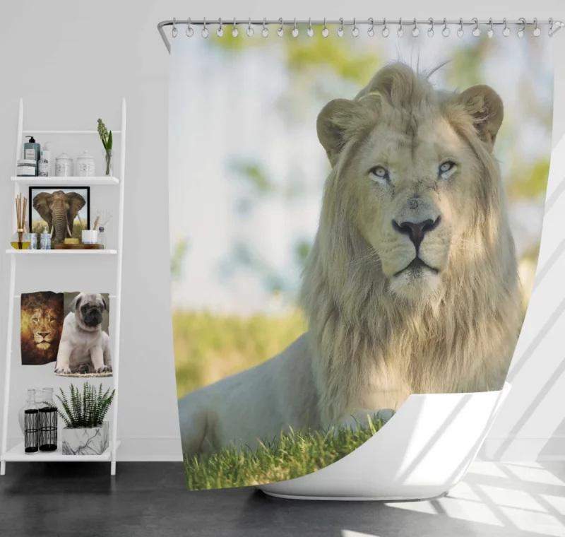 Sunny Lion Majesty Wilderness Dominance Shower Curtain