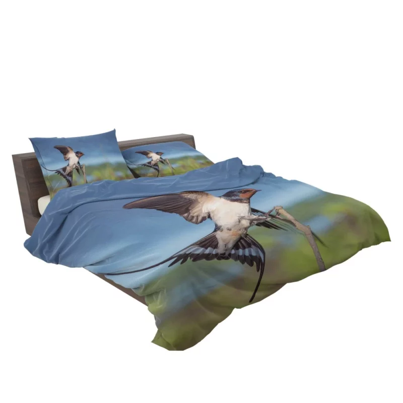 Swallow Aerial Dance Whimsical Flight Bedding Set 2