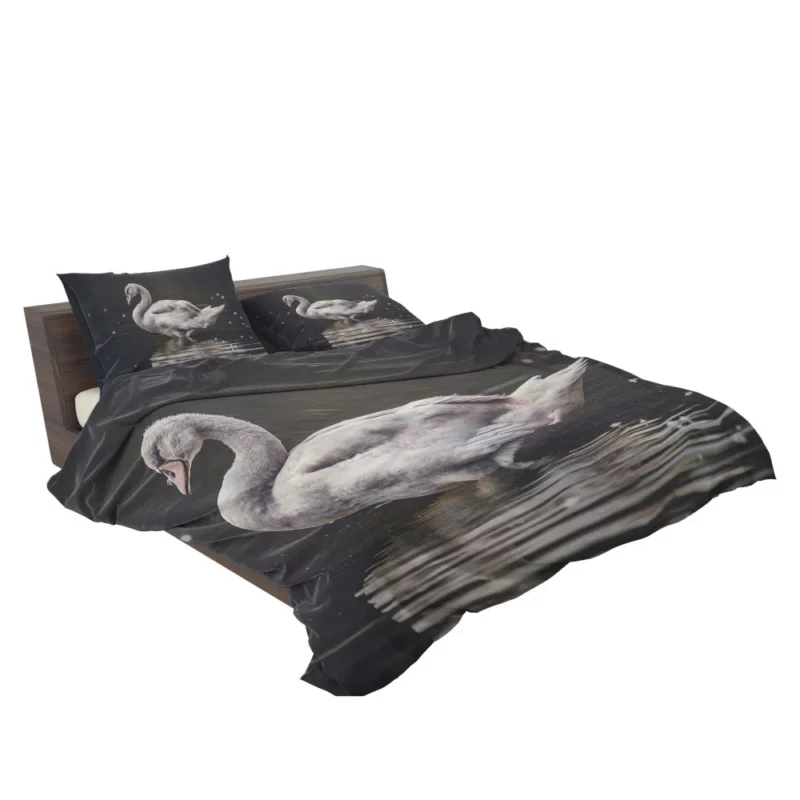 Swan Graceful Elegance Waterside Beauty Bedding Set 2