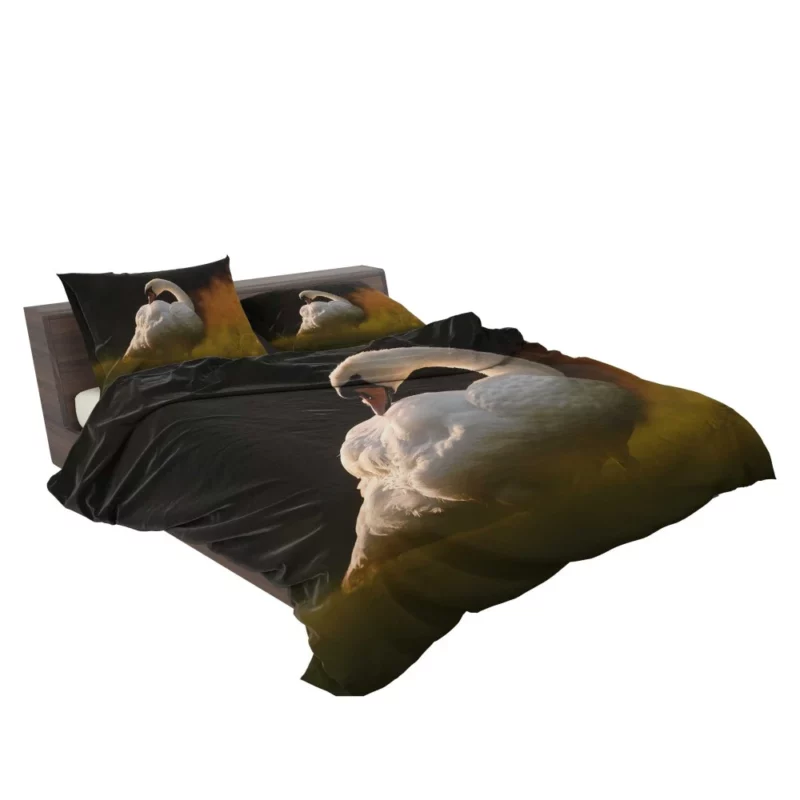 Swan Reflection Aquatic Grace Bedding Set 2