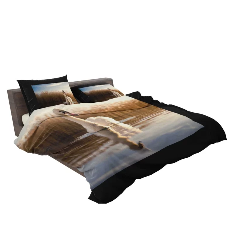 Swan Serene Dance Lake Beauty Bedding Set 2