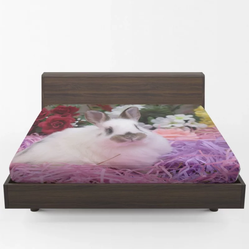 Sweet Rabbit Adorable Innocence Fitted Sheet