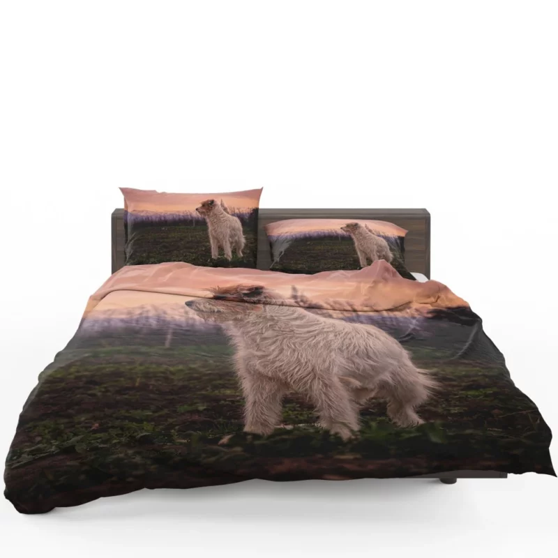 Terrier Charismatic Stance Playful Elegance Bedding Set