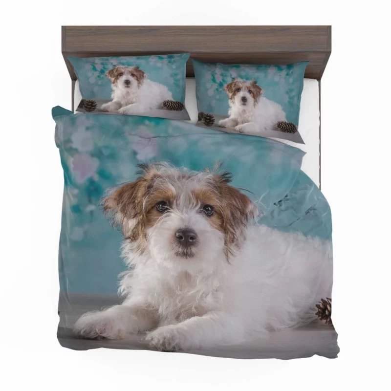 Terrier Playful Pose Furry Adventure Bedding Set 1