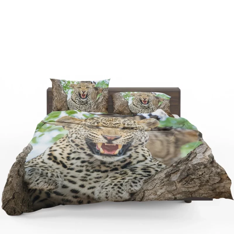 The Elusive Leopard Master of Camouflage Bedding Set