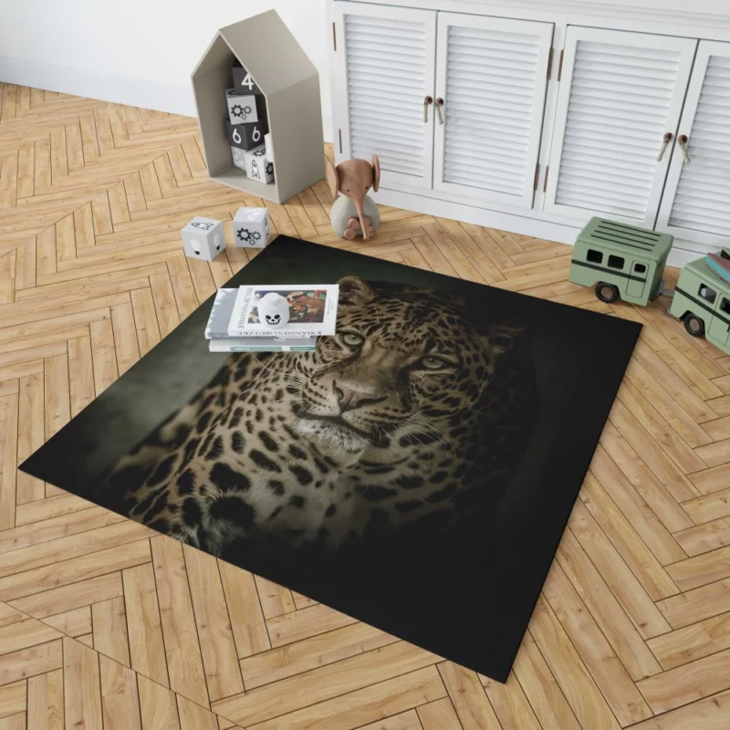 The Prowling Leopard Silent Hunter Rug 1