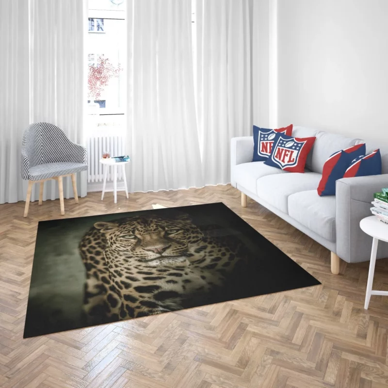 The Prowling Leopard Silent Hunter Rug 2