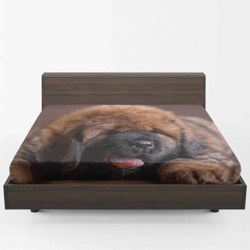 Tibetan Mastiff Enigmatic Aura Fitted Sheet