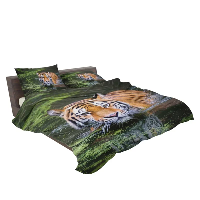 Tiger Aquatic Grace A Swim in Majesty Bedding Set 2