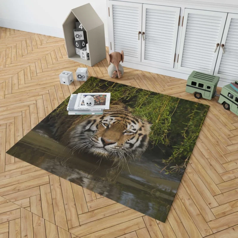 Tiger Awe-inspiring Rug 1