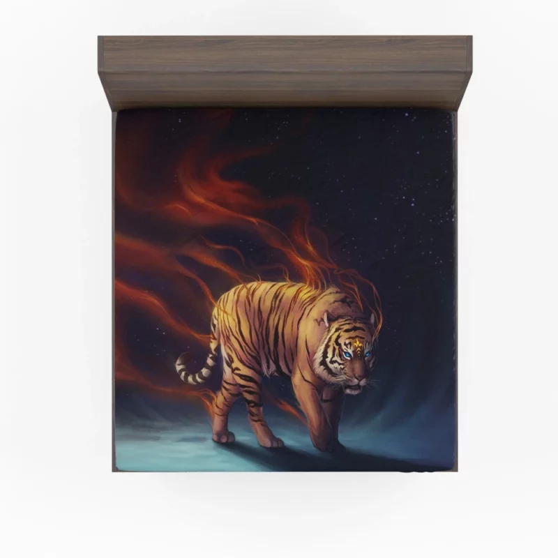 Tiger Bold Presence Untamed Majesty Fitted Sheet 1