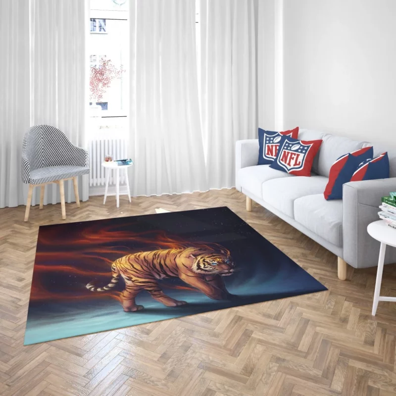 Tiger Bold Presence Untamed Majesty Rug 2