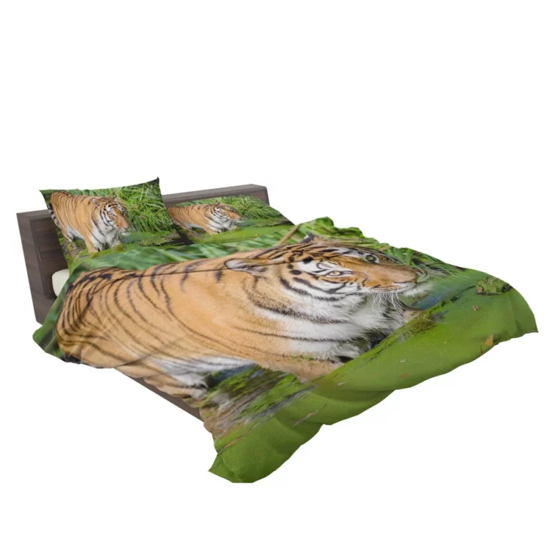 Tiger Close-Up in Water Captivating Beauty Bedding Set 2