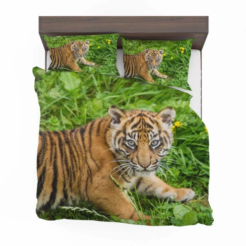 Tiger Cub Grassland Antics Wild Charm Bedding Set 1