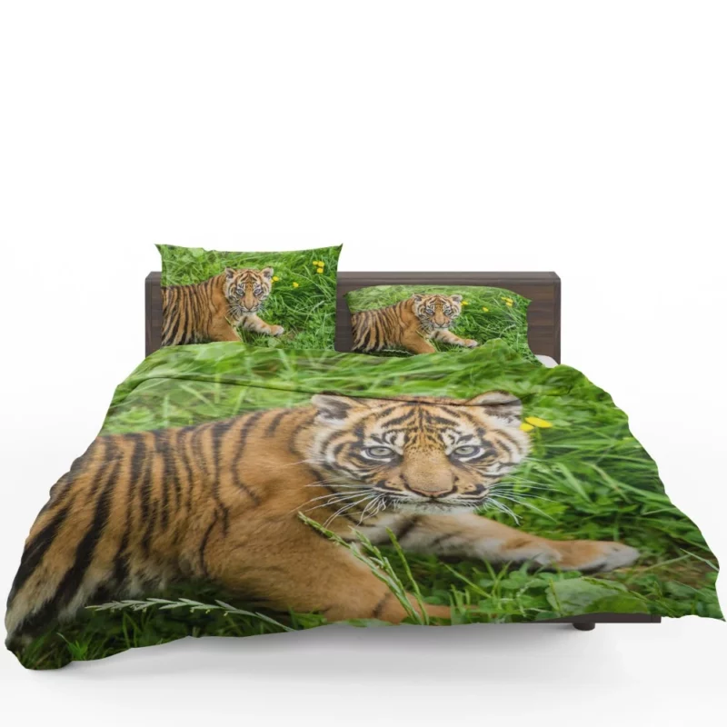 Tiger Cub Grassland Antics Wild Charm Bedding Set