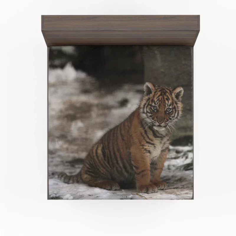 Tiger Fierce Aura Enigmatic Majesty Fitted Sheet 1