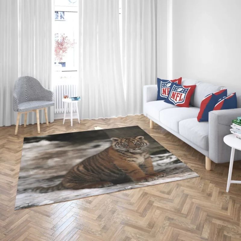 Tiger Fierce Aura Enigmatic Majesty Rug 2