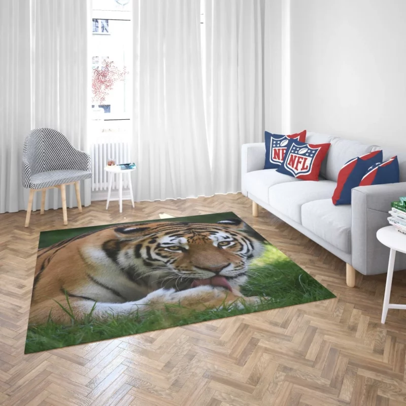 Tiger Fierce Dominance Enigmatic Power Rug 2