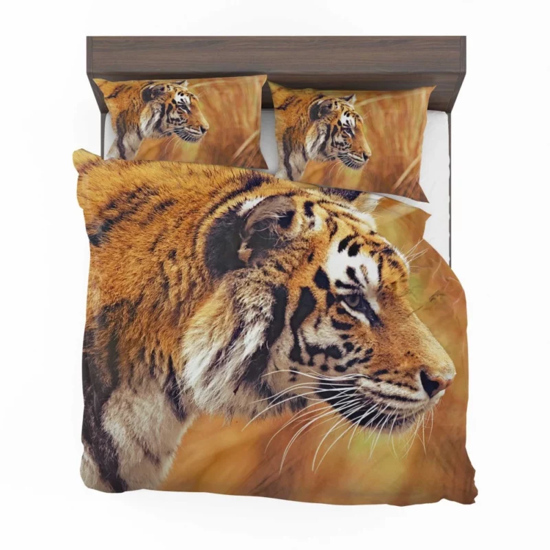 Tiger Fierce Gaze Dominant Predator Bedding Set 1