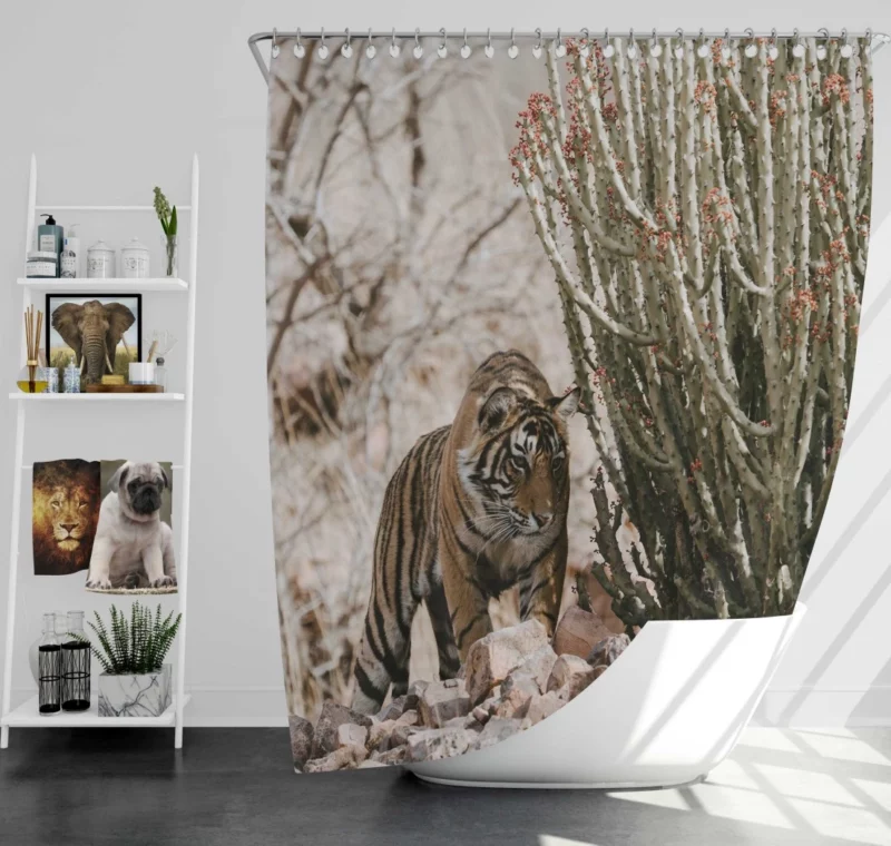 Tiger Fierce Shower Curtain