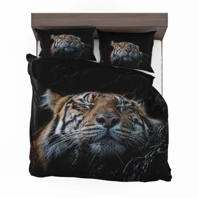 Tiger Fierce Stance Wilderness Dominance Bedding Set 1