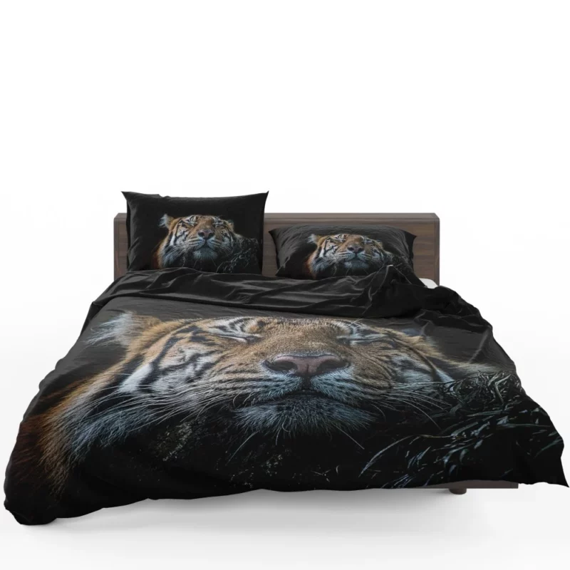 Tiger Fierce Stance Wilderness Dominance Bedding Set