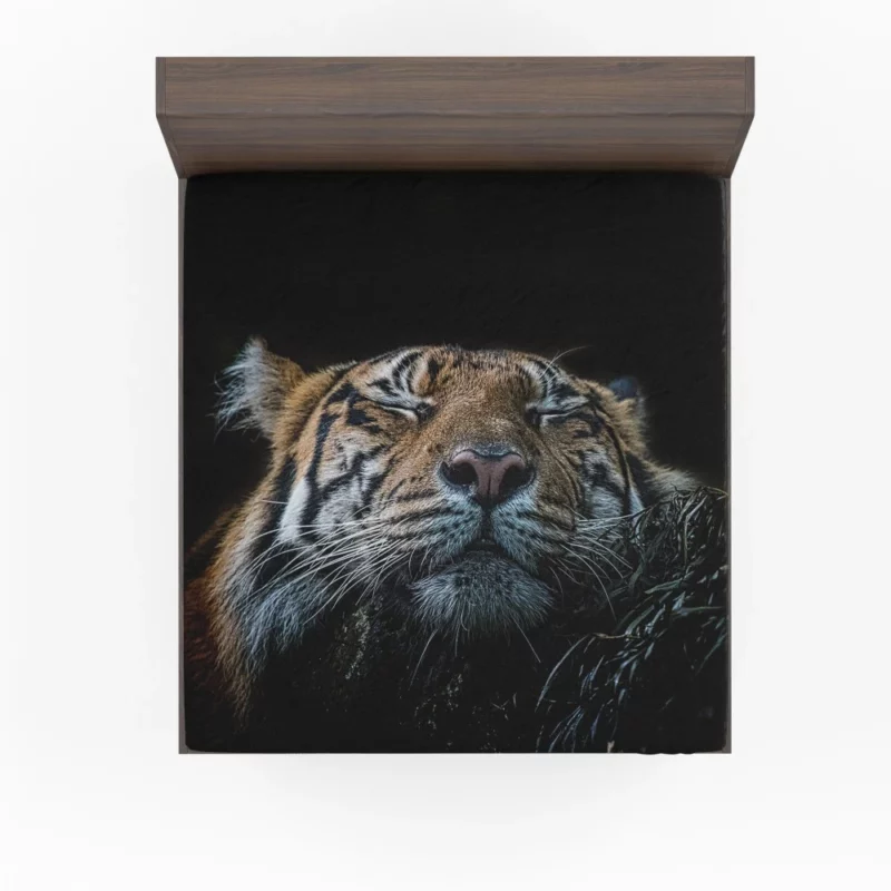 Tiger Fierce Stance Wilderness Dominance Fitted Sheet 1