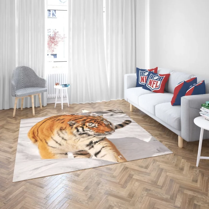 Tiger Gaze Fierce Intensity Rug 2