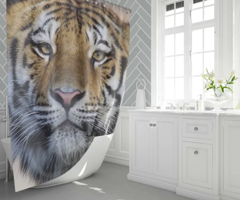 Tiger Graceful Shower Curtain 1